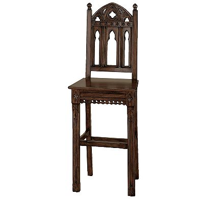 Sudbury Gothic Hardwood Bar Stool