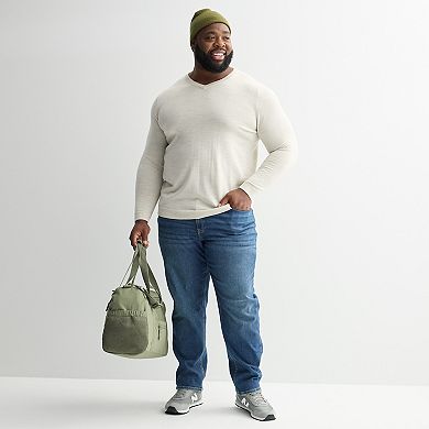 Big & Tall Apt. 9® Merino Blend V-Neck Sweater
