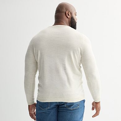 Big & Tall Apt. 9® Merino Blend V-Neck Sweater