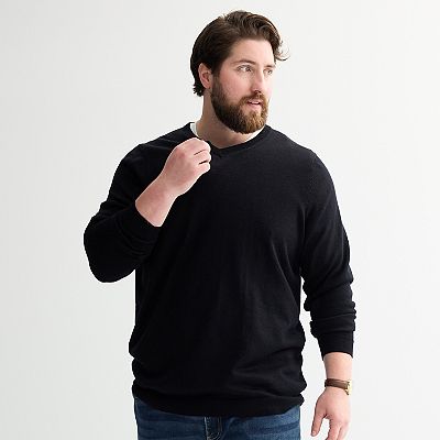Big Tall 9® Merino Blend V-Neck Sweater