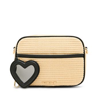 madden girl Camera Crossbody Bag with Adjustable Strap