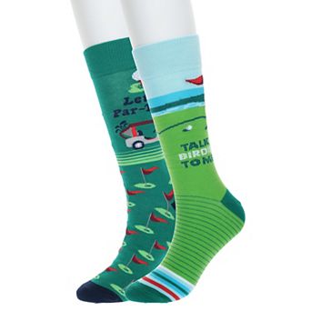 Men's Twisted Toes 2-Pack Sports Novelty Socks