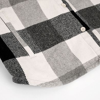 Men's Caliber Denim Co. Lumber Jack Plaid Flannel Shacket
