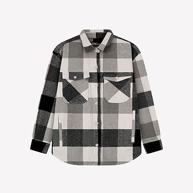 Men's Caliber Denim Co. Lumber Jack Plaid Flannel Shacket