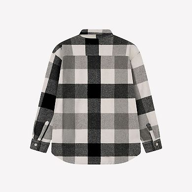 Men's Caliber Denim Co. Lumber Jack Plaid Flannel Shacket