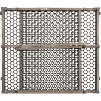 Safety 1st Gray Wood Doorway Baby Gate
