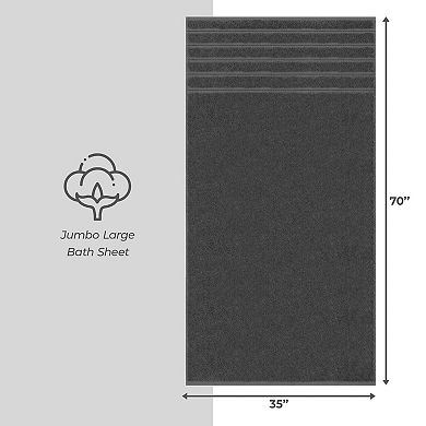 American Soft Linen Luxury Cotton 35 x 70" Jumbo Large Towel