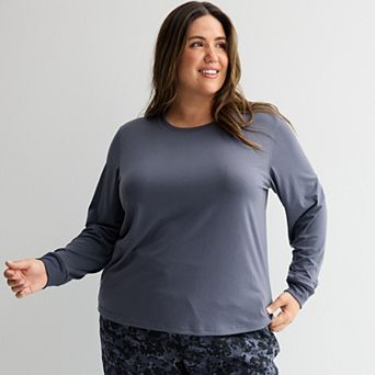 Plus Size Tek Gear® Long Sleeve T-Shirt