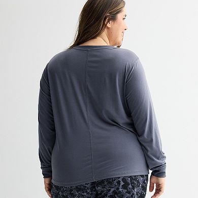 Plus Size Tek Gear® Long Sleeve T-Shirt