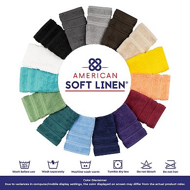 American Soft Linen Cotton Turkish 4 Piece Bath Towels