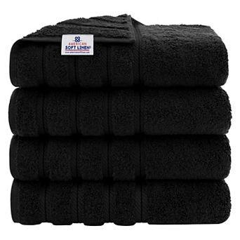 American Soft Linen Cotton Turkish 4 pc Bath Towels