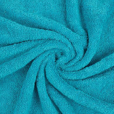 American Soft Linen Luxury Soft 4-Piece Two-Stripe Turkish Cotton Washcloth Set