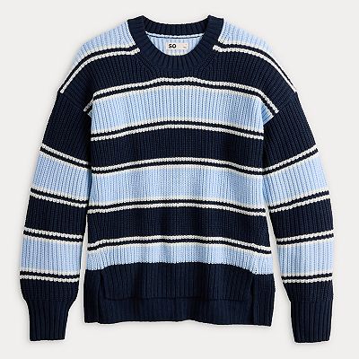 Juniors' SO® Essential Crewneck Pullover Sweater