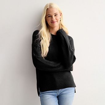 Juniors' SO® Essential Crewneck Pullover Sweater