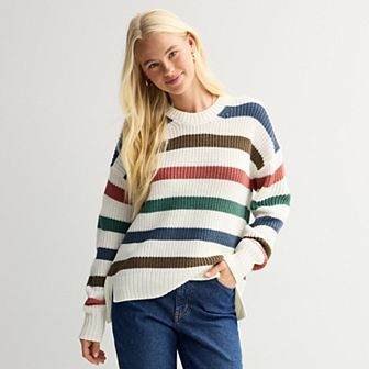 Juniors' SO® Essential Crewneck Pullover Sweater