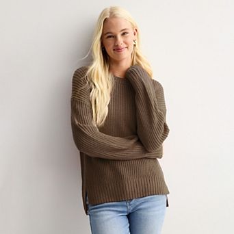 Juniors' SO® Essential Crewneck Pullover Sweater