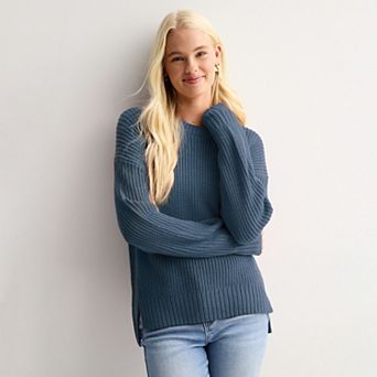 Juniors' SO® Essential Crewneck Pullover Sweater