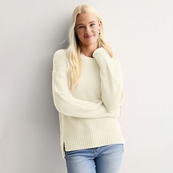 Juniors' SO® Essential Crewneck Pullover Sweater