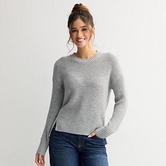 Juniors' SO® Essential Crewneck Pullover