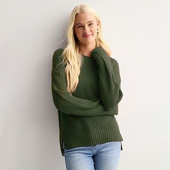 Juniors' SO® Essential Crewneck Pullover Sweater