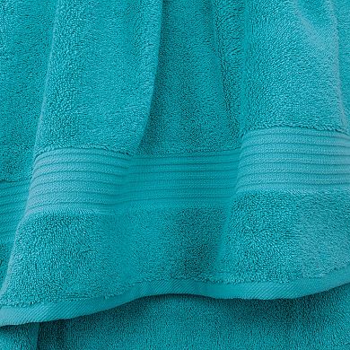 American Soft Linen Premium 6-Piece Aqua Turkish Cotton Towel & Washcloth Set