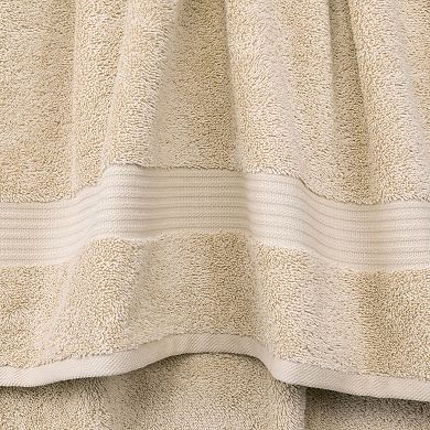 American Soft Linen Premium 6-Piece Beige Turkish Cotton Towel & Washcloth Set