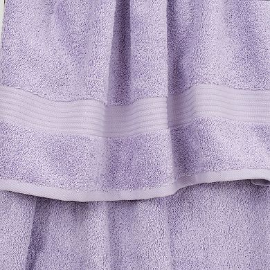 American Soft Linen Premium 6-Piece Lilac Turkish Cotton Towel & Washcloth Set