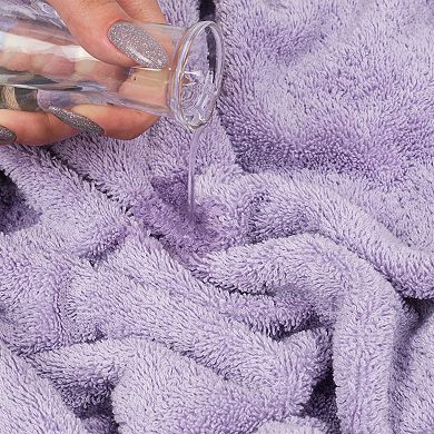 American Soft Linen Premium 6-Piece Lilac Turkish Cotton Towel & Washcloth Set