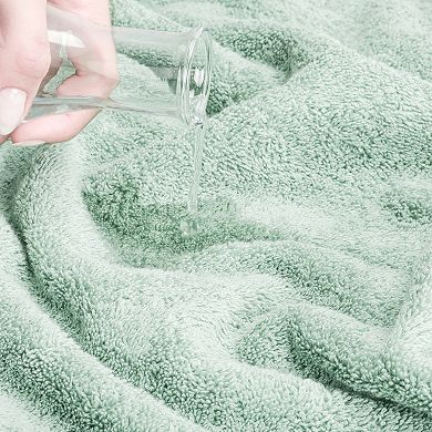 American Soft Linen Premium 6-Piece Mint Turkish Cotton Towel & Washcloth Set