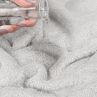 American Soft Linen Premium 6-Piece Silver Turkish Cotton Towel & Washcloth Set