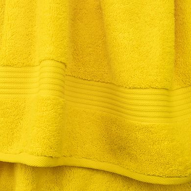 American Soft Linen Premium 6-Piece Yellow Turkish Cotton Towel & Washcloth Set