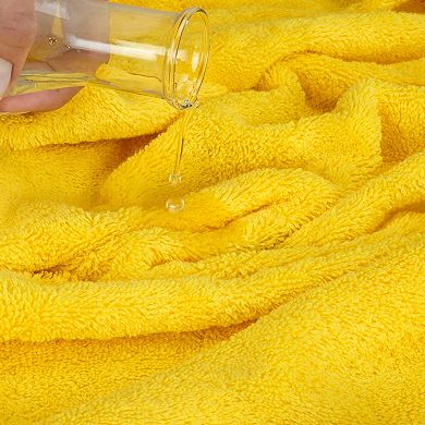 American Soft Linen Premium 6-Piece Yellow Turkish Cotton Towel & Washcloth Set
