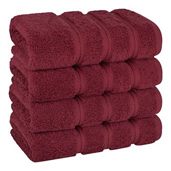 American Soft Linen Cotton Turkish 4 pc Hand Towels