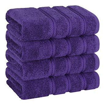 American Soft Linen Cotton Turkish 4 pc Hand Towels