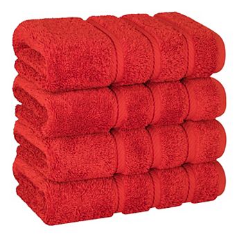 American Soft Linen Cotton Turkish 4 pc Hand Towels