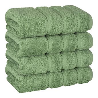American Soft Linen Cotton Turkish 4 pc Hand Towels