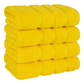 American Soft Linen Cotton Turkish 4 pc Hand Towels