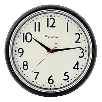 Westclox Teal Retro 12 in Wall Clock