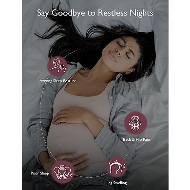 Momcozy U-Shaped Pregnancy Pillow