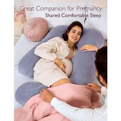 Momcozy U-Shaped Pregnancy Pillow