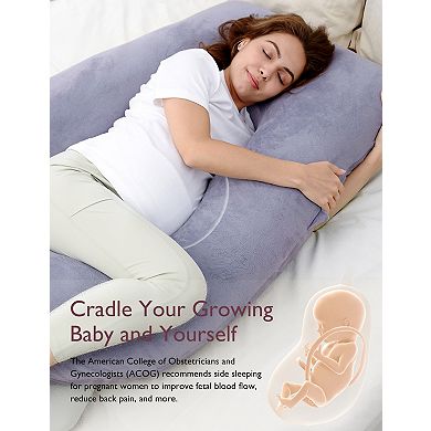 Momcozy U-Shaped Pregnancy Pillow