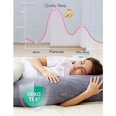 Momcozy U-Shaped Pregnancy Pillow