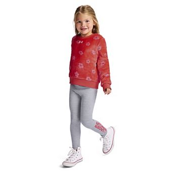 Girls 4-6x Under Armour 2 pc Sherpa Crewneck & Leggings Set