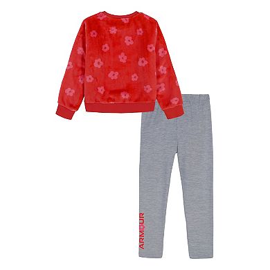 Girls 4-6x Under Armour 2-pc. Sherpa Crewneck & Leggings Set