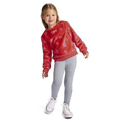 Girls 4-6x Under Armour 2-pc. Sherpa Crewneck & Leggings Set