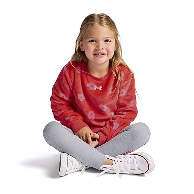 Girls 4-6x Under Armour 2-pc. Sherpa Crewneck & Leggings Set