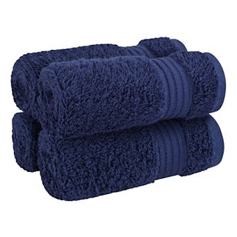 American Soft Linen Premium 4 pc Solid Color Turkish Cotton Washcloth Set