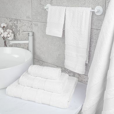 American Soft Linen Luxury Soft 6-Piece White Turkish Cotton Towel & Washcloth Set