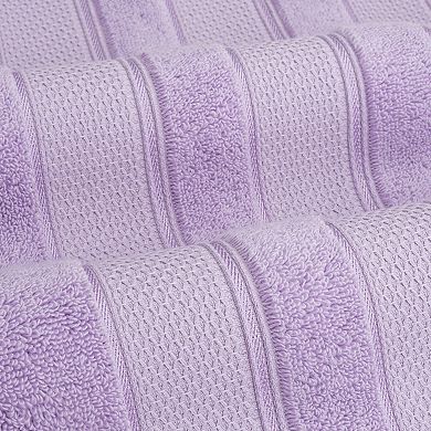 American Soft Linen Luxury Soft 6-Piece Lilac Turkish Cotton Towel & Washcloth Set