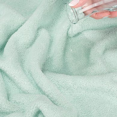 American Soft Linen Luxury Soft 6-Piece Mint Turkish Cotton Towel & Washcloth Set
